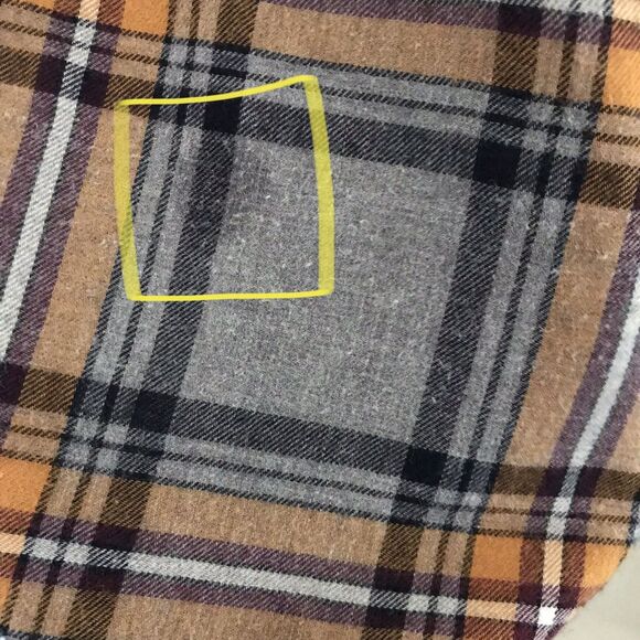 Monki Gray Yellow Plaid Flannel Collared Long Sleeve Casual Winter Shirt Dress M - Picture 8 of 12